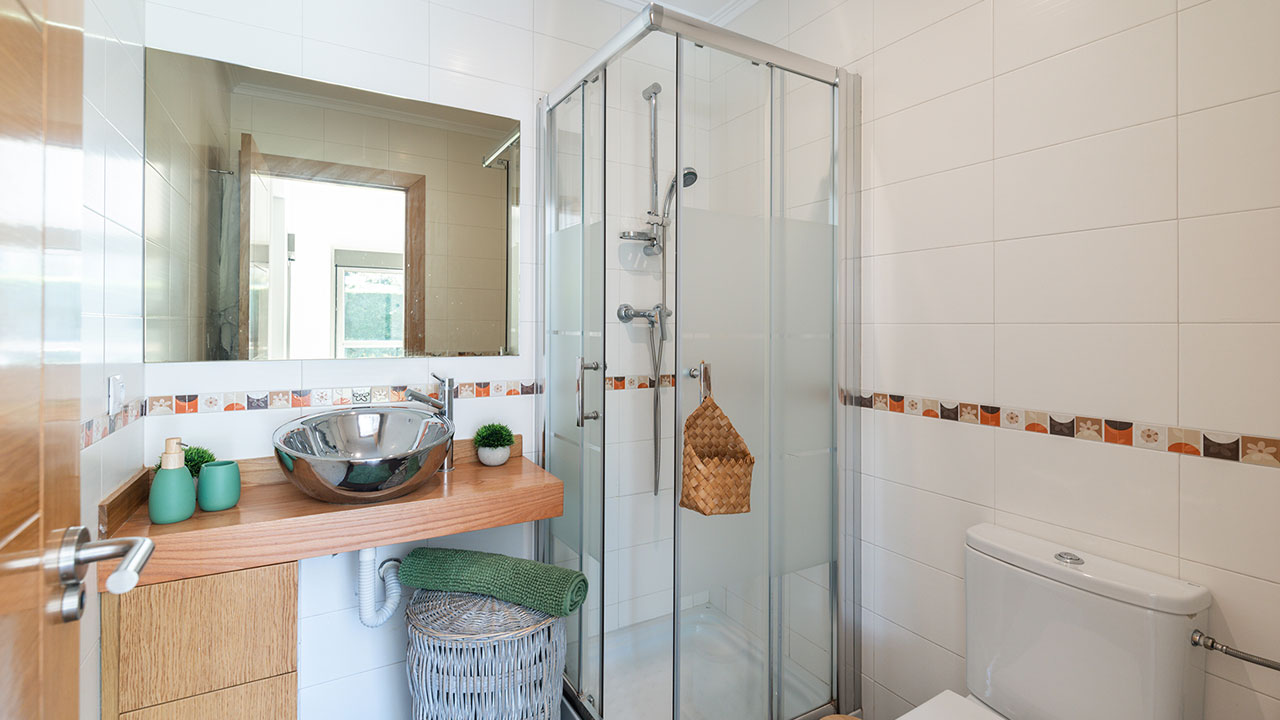 Baño en casa de alquiler vacacional en Llanes