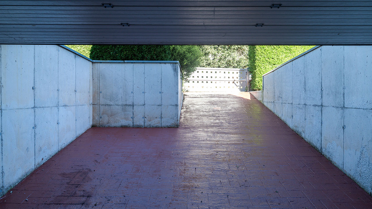 Garaje de casa de alquiler vacacional en Llanes