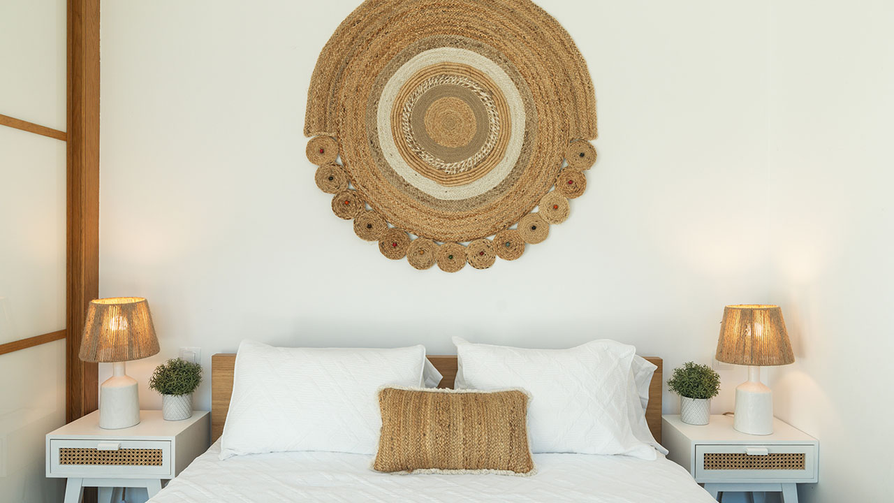 Habitación de matrimonio en casa de alquiler en Llanes